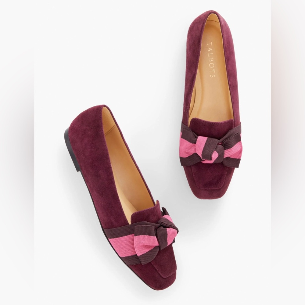 New TALBOTS Suede Loafer 6.5